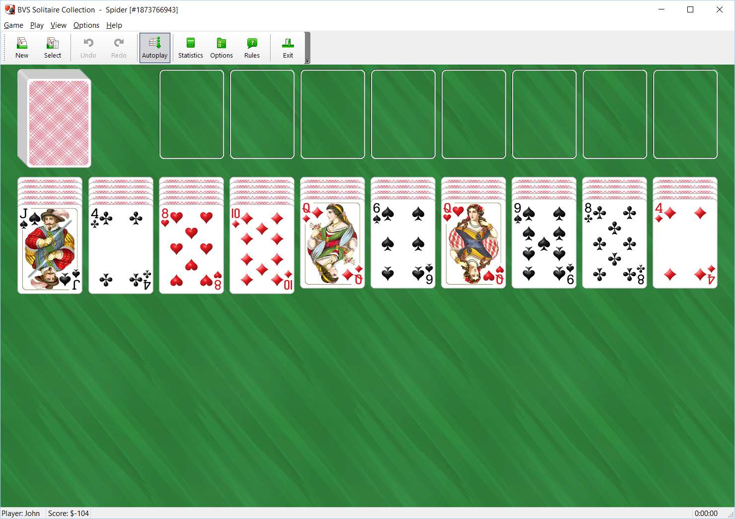 i want to play spider solitaire free